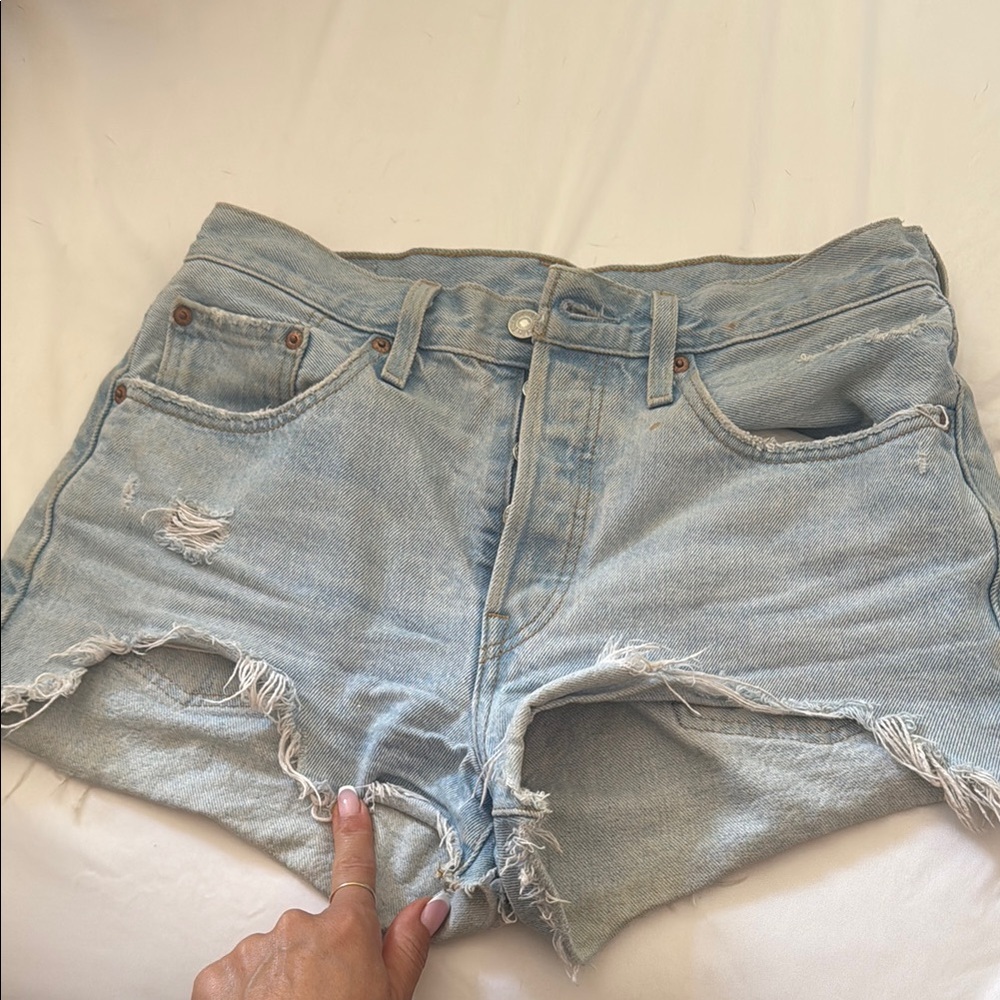 Levi's 501 Blue Jean Shorts Vintage Style